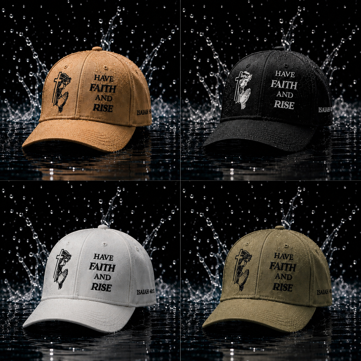 Have Faith and Rise hat