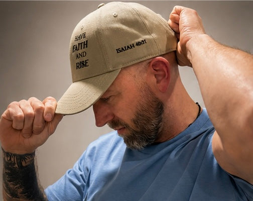 Have Faith and Rise hat