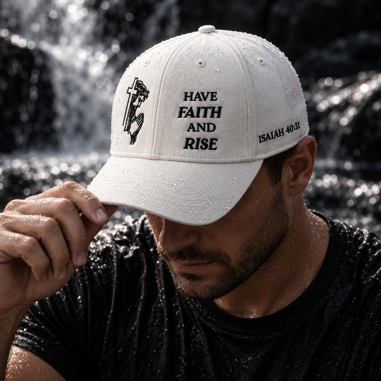 Have Faith and Rise hat